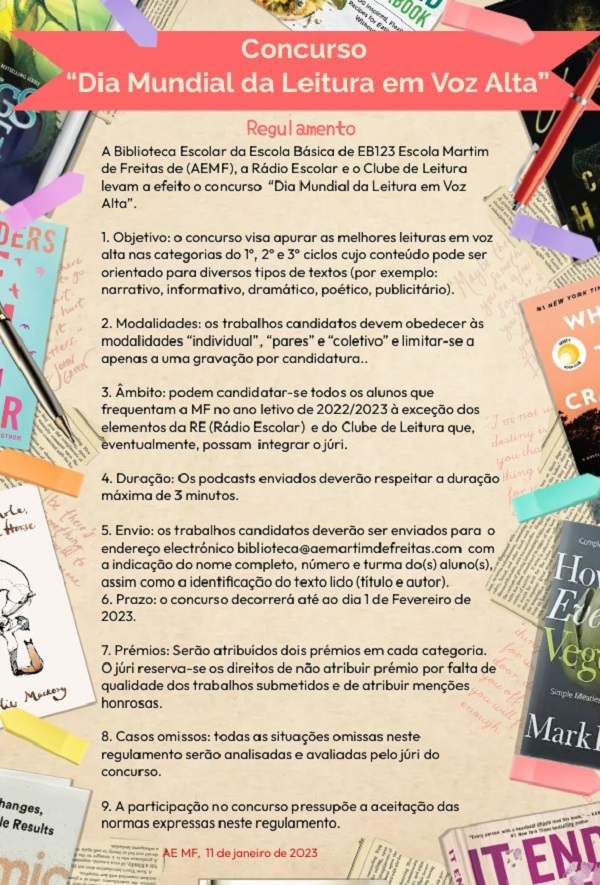 Regulamento Leitura Voz Alta